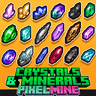PixelMine | Crystals + Minerals Graphics