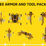 vBee Armor And Tools Pack - Oraxen &amp; HMCCosmetics support